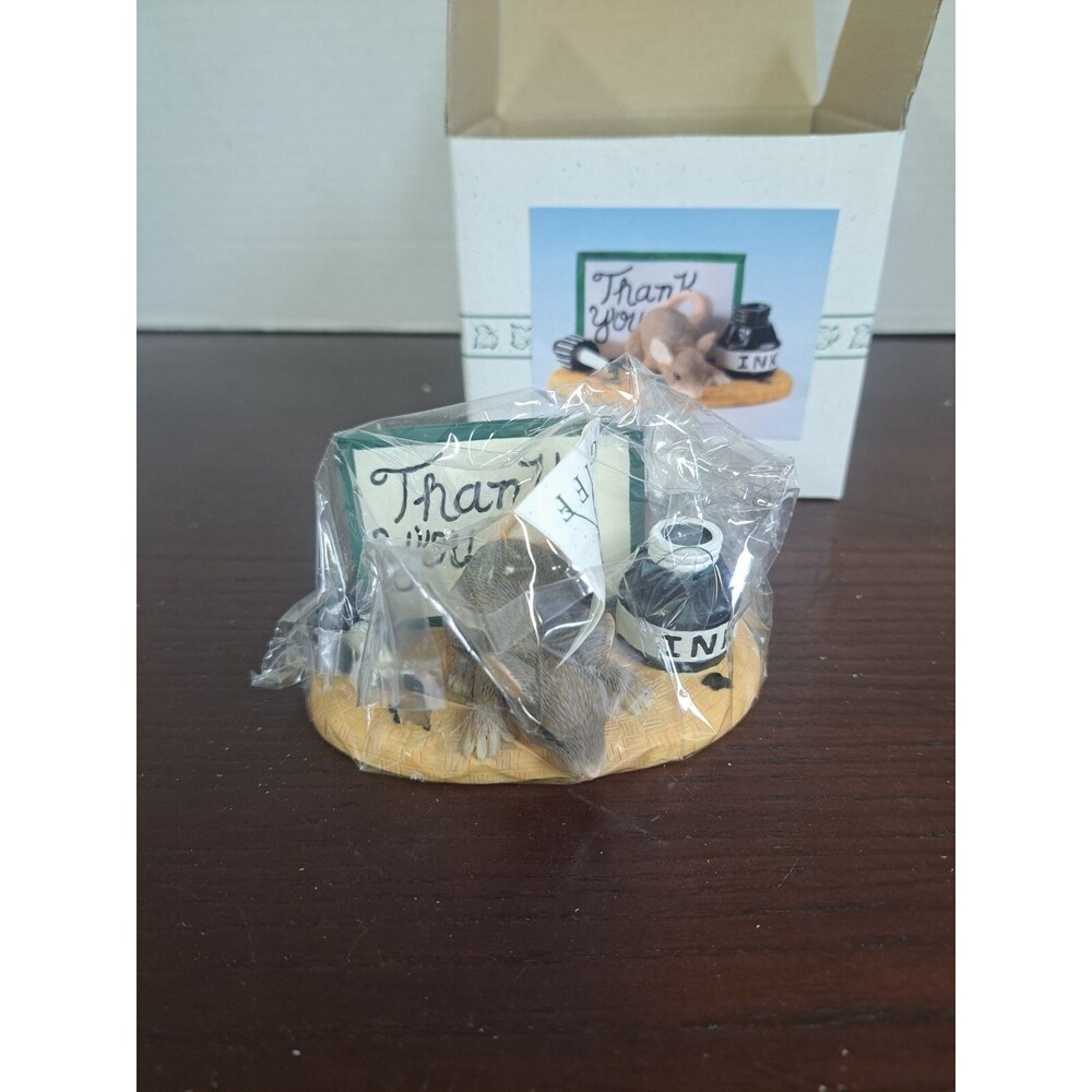 Charming Tails 1997 Club Member Edition Thank You 98/700 Figurine
